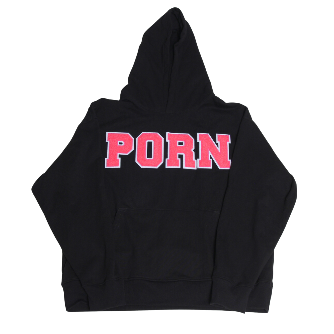 PORN HOODIE PINK/BLACK