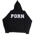 PORN HOODIE WHITE/BLACK