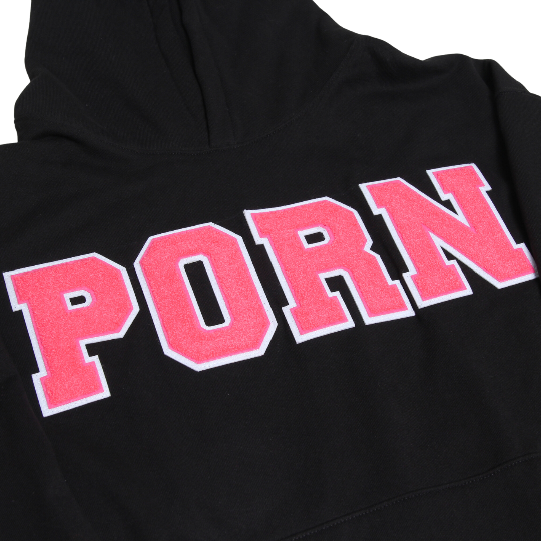 PORN HOODIE PINK/BLACK