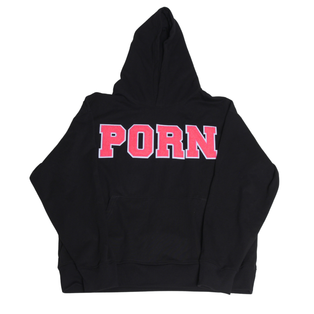 PORN HOODIE PINK/BLACK